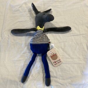 Pomme des Bois Plush Toy with Yellow Bow